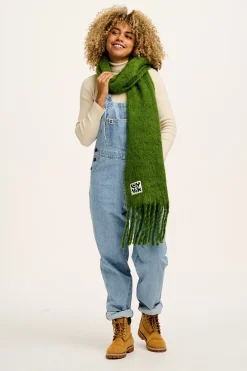 Lucy & Yak Rowan - Super Soft Scarf in Highland Green Sale
