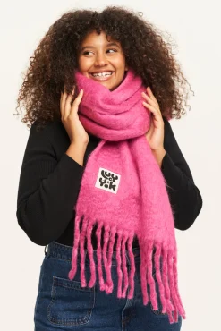 Lucy & Yak Rowan - Super Soft Scarf in Power Pink Sale