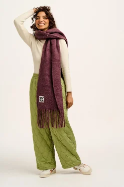 Lucy & Yak Rowan - Super Soft Scarf in Purple New