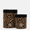Lucy & Yak Runa - Plant Pot Covers in Leopard Corduroy Print (2 Pack) Sale