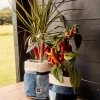 Lucy & Yak Runa - Plant Pot Covers in Paige Patchwork Print (2 Pack) Discount