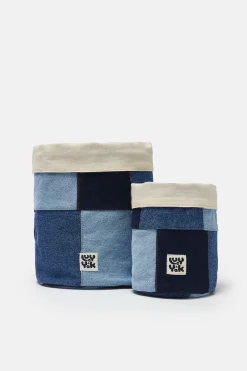 Lucy & Yak Runa - Plant Pot Covers in Paige Patchwork Print (2 Pack) Discount