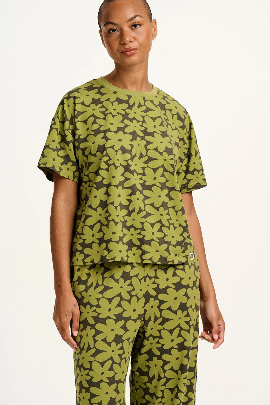 Lucy & Yak Sabrina - Soft Pyjamas in Bubble Floral Print Fashion