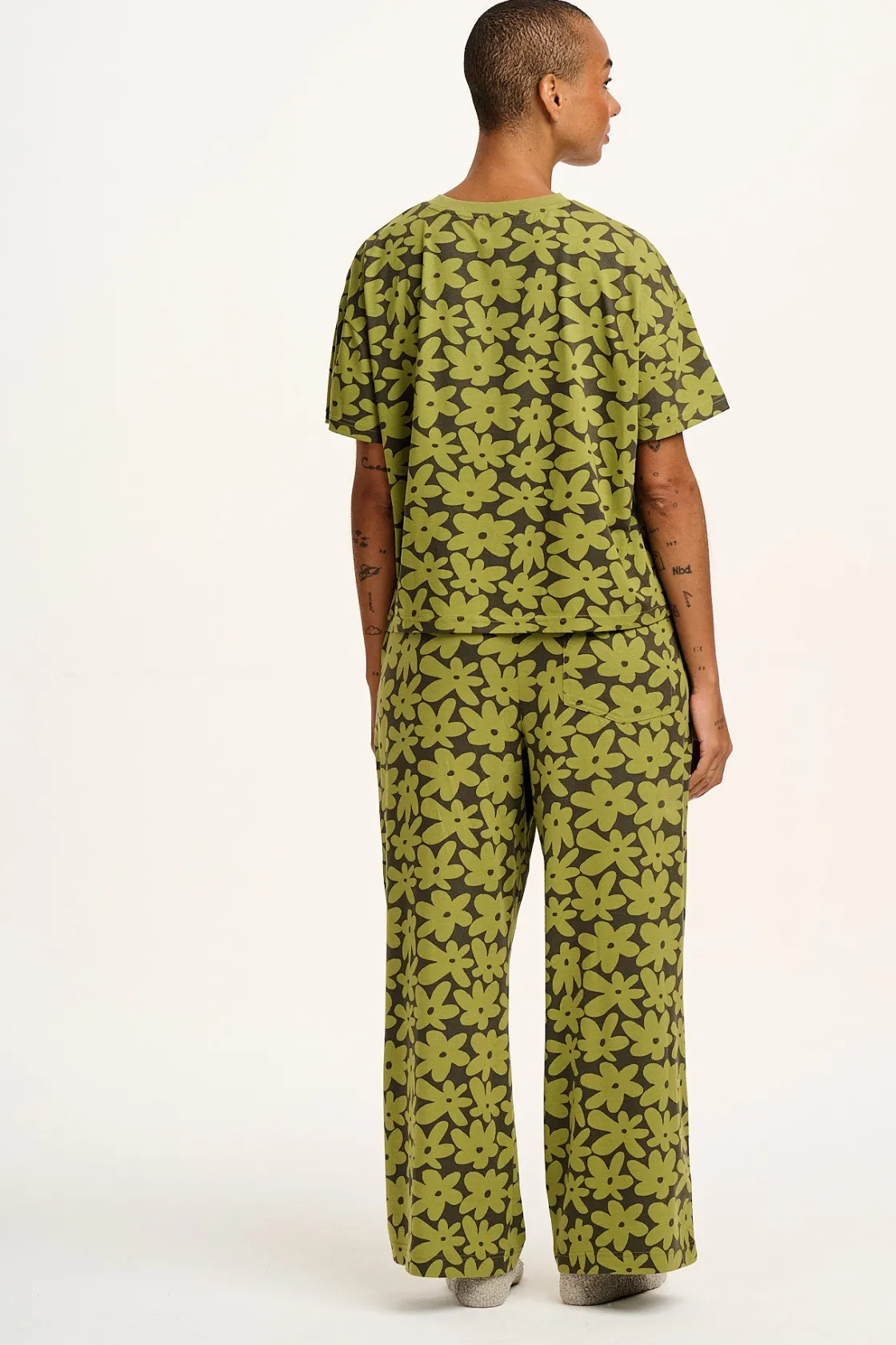 Lucy & Yak Sabrina - Soft Pyjamas in Bubble Floral Print Fashion
