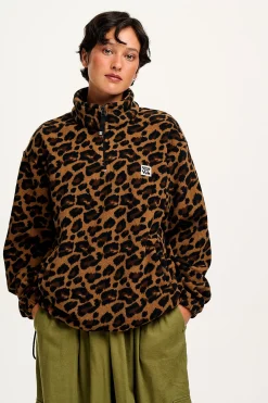 Lucy & Yak Stevie - Polar Fleece in Leopard Print Best