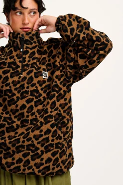 Lucy & Yak Stevie - Polar Fleece in Leopard Print Best