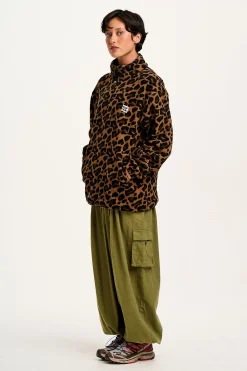 Lucy & Yak Stevie - Polar Fleece in Leopard Print Best