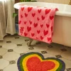 Lucy & Yak Tomas - Rainbow Heart Rug Outlet