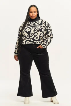 Lucy & Yak Toni Roll Neck Jumper: ORGANIC COTTON - Lou Discount