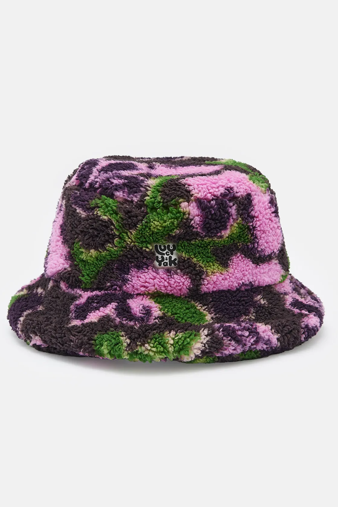 Lucy & Yak Travis - Borg Fleece Bucket Hat in Wilderly Print New