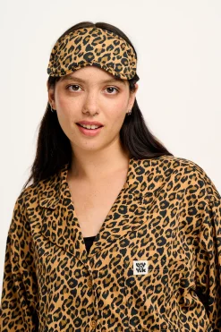 Lucy & Yak Yaima - Eye Mask in Leopard Print Sale